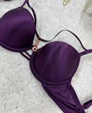 Le Jardin Monica Göğsü Şeritli Mikro Push-up Arkası İp Detaylı Sütyen - 7008