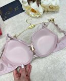 Le Jardin Monica Göğsü Şeritli Mikro Push-up Arkası İp Detaylı Sütyen - 7008