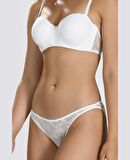 NBB Kadın Dantelli Lotus Straplez Balensiz Sütyen Cheeky Külot Takım -4503