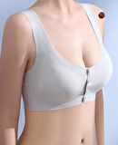 Gracie Lazer Kesim Dikişsiz Önü Çıtçıtlı Açılabilir Rahat Bralet/Sütyen (Emziren Anneler)