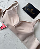 Marie İthal Dikişsiz Balensiz Destekli Toparlayıcı Özellikli Kalın Askılı C Cup Kaliteli Sütyen