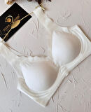 Ellie Dikişsiz İce-Silk (Buz İpek) Görünmez Ultra Hafif Padli Nefes Alabilir İthal Bralet/Sütyen