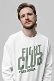 Fight Club Tyler Durden Yazılı Unisex Oversize Film Karakteri Sweatshirt