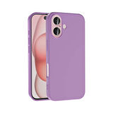 Forzacase iPhone 16 Plus uyumlu Liquid Serisi İçi Kadife Lansman Silikon Kılıf