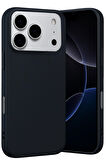 Apple iPhone 17 Pro Kılıf içi Kadife Silikon Azn-Nno