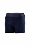 Modal Lacivert Classic Erkek Boxer 3 Adet