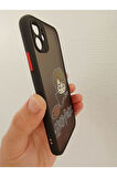 İPhone 12 Uyumlu Kamera Korumalı Harry Potter Kılıf Tuşları Renkli Hux Kapak