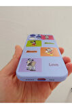 İPhone 13 Pro Uyumlu Mickey Mouse Tasarım Telefon Boyun Askılı Set Kılıf