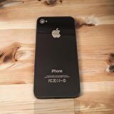 iPhone 4S Arka Kapak iPhone 4S uyumlu Siyah Arka Kapak 