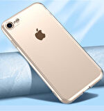 Apple iPhone 7 - 8 - SE 2020 Kılıf Şeffaf İnce Esnek Silikon Kılıf Zipax-Süper
