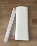 KREM  KRİSTAL TÜL 1 MT  BOY 3 MT EN