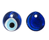 3 cm   Delikli cam nazar boncuk 1 adet