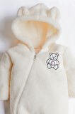 Kız Erkek Bebek Ve Çocuk Kapüşonlu Nakışlı Tulum