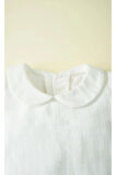 Kız Bebek Ve Çocuk Kısa Kollu Fırfırlı Müslin Gömlek