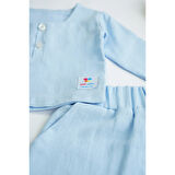 Kız Erkek Bebek Ve Çocuk Uzun Kollu Müslin Alt Üst İkili Takım