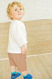 Erkek Bebek Ve Çocuk Müslin Oversize İkili Takım