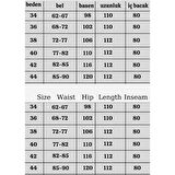 X Nurbeli Kadın Yarım Lastikli Esnek Palazzo Pantolon