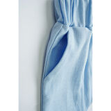 Kız Erkek Bebek Ve Çocuk Cepli Lastikli Müslin Rahat Pantolon