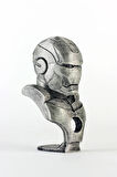 Marvel Iron Man Figürü 10 cm - Demir Adam ironman büst metalik