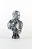 Marvel Iron Man Figürü 10 cm - Demir Adam Ironman Büst Metalik