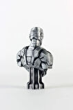 Marvel Iron Man Figürü 10 cm - Demir Adam Ironman Büst Metalik