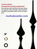 25 cm yelkovan uzun yelkovan akrep büyük akrep yelkovan