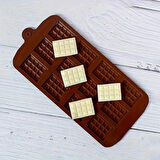 2 Adet Çikolata Kalıbı, 12 Boşluklu Silikon Kalıp, Isıya Dayanıklı Şeker Kalıbı, Pişirme Araçları