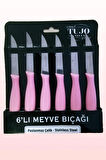 Tujo Paslanmaz Çelik 6'lı Meyve Bıçağı