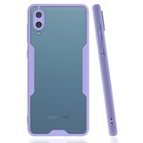 Samsung Galaxy A Kılıf Platin Silikon - Lila