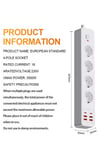 Termal Akım Korumalı 4’lü Priz 4x Usb 2x Type-c Çıkışlı Grup Priz Çoğaltıcı (3500w)