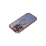 Apple İphone 15 Pro Max Kılıf Slot Silikon - Rose Gold