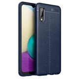Samsung Uyumlu Galaxy A02 Kılıf Auto Focus Kapak - Lacivert