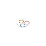 Apple İphone 13 Pro Max Renkli Kamera Lens Koruma Cam - Pembe-mavi