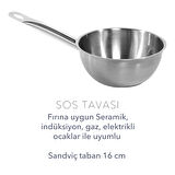Metro Professional 16cm Çelik Sos Tavası