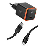 Spigen 30W USB-C Ultra Mini Hızlı Şarj+-Type C To Lightning (1 Metre)data Kablosu Mfı Lisanslı