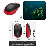 Razer Goliathus Mobile Mini Mousepad+Logitech m191 Mouse Siyah Kırmızı  Set