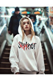 Slipknot Yazılı Unisex Oversize Rock Metal Hoodie