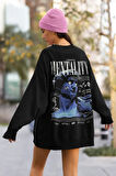 Mentality Baskılı Unisex Oversize Tasarım Sweatshirt