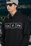 Coffe Yazılı Unisex Oversize Tasarım Hoodie