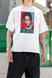 Rapper Travis Scott Baskılı Unisex Oversize Rap Tişört