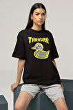 Thrasher Ördek Baskılı Unisex Oversize Tişört