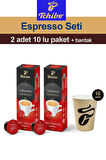 Cafissimo Espresso Elegent Aroma 2x10 Adet Kapsül Kahve Tchibo Bardak