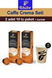 Cafissimo Caffè Crema Rich Aroma 2x10 Adet Kapsül Kahve Tchibo Bardak