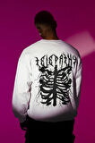 Tasarım Telepathy Baskılı Unisex Oversize Sweatshirt