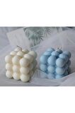 Dekoratif Bubble 2'li Set Kokulu Mum