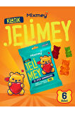 Jelimey Klasik 6 Adet x 35 gr | Jelatinsiz Doğal Klasik Lezzet Gummy Bear | Ayıcık