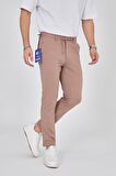 Pollycotton Slim Fit Jogger Pantolon