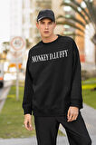 Wanted Monkey D. Luffy Baskılı Unisex Oversize Anime Sweatshirt