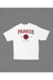 Parker 2001 Queens Yazılı Unisex Oversize Örümcek Adam Tişört