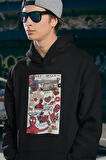Daily Bugle Baskılı Unisex Oversize Örümcek Adam Hoodie